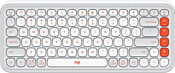 Logitech Pop Icon Keys white/orange (без кириллицы)