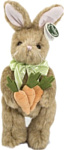 Bearington Зайка с зеленым бантиком и морковкой (25 см) (986088)