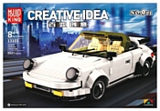 Mould King Creative Idea 13103 White Porsche