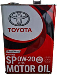 Toyota Motor Oil SP GF-6A 0W-20 4л