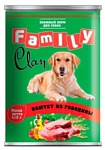 CLAN (0.415 кг) 9 шт. Family Паштет из говядины для собак