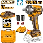 Ingco CIWLI2035 (с 2-мя АКБ, кейс)