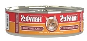 Четвероногий Гурман (0.1 кг) 24 шт. Мясное ассорти с потрошками для кошек
