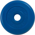 MB Barbell Стандарт 26 мм (1x2.5 кг, синий)
