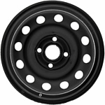 Eurodisk 43A46R 5x14/4x100 D54.1 ET46 Black