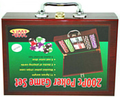 Zez Набор для покера в чемодане 200 фишек с номиналом 6642-S1