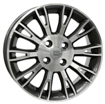 WSP Italy W150 6x15/4x100 D56.6 ET43 Anthracite Polished