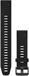 Garmin QuickFit силиконовый 20 мм для fenix 5S (L, черный)