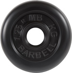 MB Barbell Стандарт 31 мм (1x1.25 кг, черный)