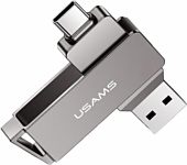 Usams Type-C+USB3.0 Rotatable High Speed Flash Drive 64GB