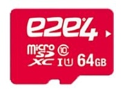e2e4 Premium microSDXC Class 10 UHS-I U1 75 MB/s 64GB + SD adapter