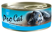 Pro Cat Для кошек лосось консервы (0.1 кг) 1 шт.