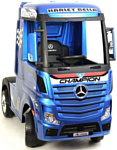 RiverToys Mercedes-Benz Actros 4WD HL358 с прицепом (синий)