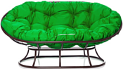 M-Group Мамасан 12100204 (коричневый/зеленая подушка)