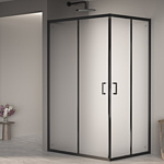 RGW PA-040B 3508104090-24 90x100 (черный/матовое-сатинат стекло)