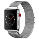 Apple Watch Series 3 Cellular 42mm Stainless Steel Case with Milanese Loop