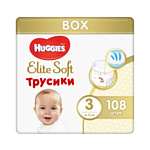 Huggies Elite Soft 3 (6-11 кг) 108 шт.