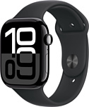 Apple Watch Series 10 LTE 46 мм (алюминиевый корпус, спортивный силиконовый ремешок M/L)