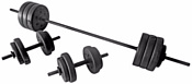 Pro fitness Vinyl Barbell Dumbbell Set - 50kg
