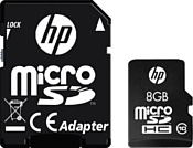 HP microSDHC Class 10 8GB