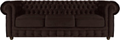 Brioli Честер Классик трехместный (микровелюр, В74 коричневый)