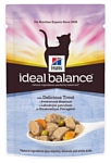 Hill's (0.085 кг) 1 шт. Ideal Balance Feline Adult with Delicious Trout Pouch