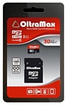 OltraMax microSDHC Class 10 UHS-1 30MB/s 16GB + SD adapter