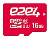 e2e4 Premium microSDHC Class 10 UHS-I U1 75 MB/s 16GB + SD adapter