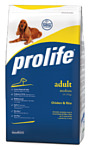 Prolife (3 кг) Adult Medium с курицей и рисом