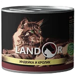 Landor Индейка и кролик 1 шт. (0.2 кг)