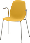 Ikea Лейф-Арне (темно-желтый/дитмар хромированный) 993.042.10
