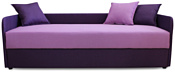 Экомебель Алиса 4.2 2 подушки Classic Plain (б.н.п, рогожка, фиолетовый)