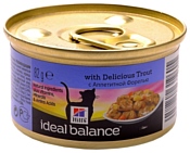 Hill's Ideal Balance Feline Adult with Delicious Trout canned (0.082 кг) 1 шт.