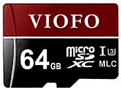 VIOFO 3D MLC NAND Professional High Endurance microSDXC UHS-3 64GB + SD adapter