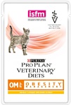 Pro Plan Veterinary Diets (0.085 кг) 4 шт. Feline OM Obesity (Overweight) Management Chicken pouch
