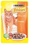 Friskies (0.1 кг) 1 шт. Для взрослых кошек с курицей в подливе