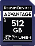 Delkin SDXC Advantage UHS-I 512GB