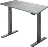 ErgoSmart Electric Desk Compact 1360x800x36 мм (бетон чикаго/черный)