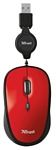 Trust Yvi Retractable Mouse Red USB