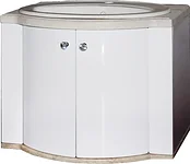 Гамма Тумба Турин с умывальником Гамма Люкс 4П - 65 (камень)