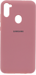 EXPERTS Original Tpu для Samsung Galaxy A11/M11 с LOGO (розовый)