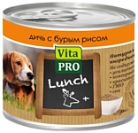 Vita PRO (0.2 кг) 1 шт. Мясные рецепты Lunch для собак, дичь с бурым рисом