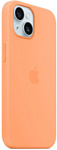 Apple MagSafe Silicone Case для iPhone 15 Plus (апельсиновый сорбет) Apple MagSafe Silicone Case для iPhone 15 Plus (апельсиновый сорбет)