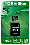 OltraMax microSDHC Class 4 2GB + SD adapter
