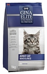Gina Elite (15 кг) Adult Cat Duck & Rice