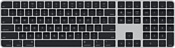 Apple Magic Keyboard MMMR3ZA/A с Touch ID и цифровой панелью, с черными клавишами, раскладка US English