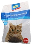 Aro (2.4 кг) Сухой корм для кошек с рыбой