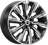 K&K Галего (КС1039) 7.5x19/5x108 D67.1 ET45 Алмаз черный