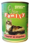 CLAN Family Паштет из индейки для кошек (0.340 кг) 1 шт.