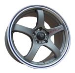 Atom Race Z1519 6x15/4x100 D60.1 ET49 Silver